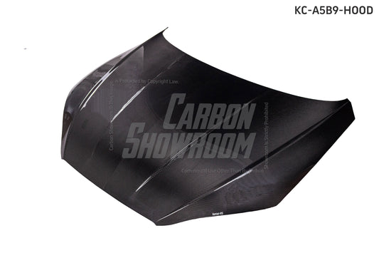 Audi RS5 S5 A5 B9 B9.5 2017-ON with Aftermarket Parts - Hood Pre-preg Carbon Fiber from Karbel Carbon