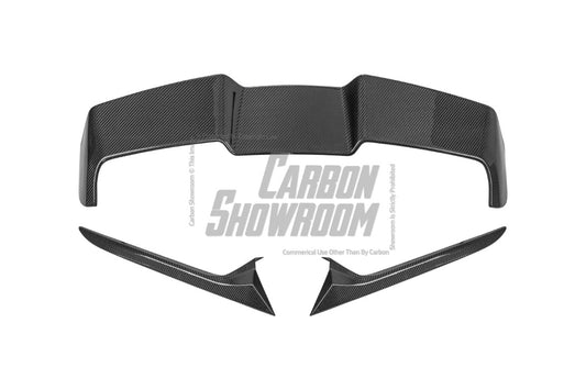 Audi RS6 C8 2020-ON with Aftermarket Parts - Rear Trunk Spoiler Pre-preg Carbon Fiber from Karbel Carbon