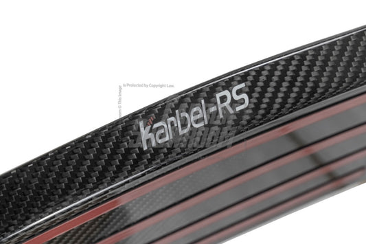 Audi RS6 C8 2020-ON with Aftermarket Parts - Rear Trunk Spoiler Pre-preg Carbon Fiber from Karbel Carbon