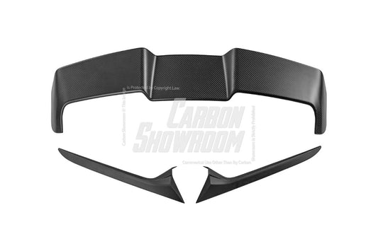 Audi RS6 C8 2020-ON with Aftermarket Parts - Rear Trunk Spoiler Pre-preg Carbon Fiber from Karbel Carbon