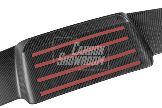 Audi RS6 C8 2020-ON with Aftermarket Parts - Rear Trunk Spoiler Pre-preg Carbon Fiber from Karbel Carbon