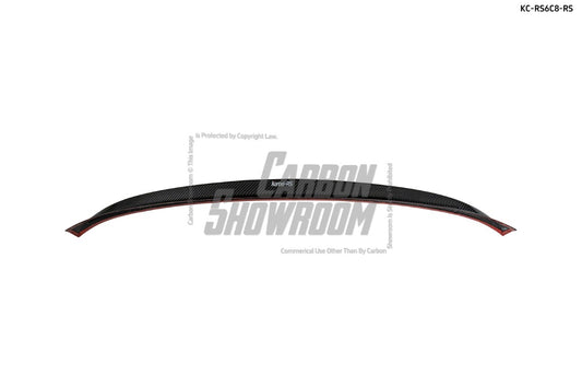 Audi RS6 C8 2020-ON with Aftermarket Parts - Rear Trunk Spoiler Pre-preg Carbon Fiber from Karbel Carbon