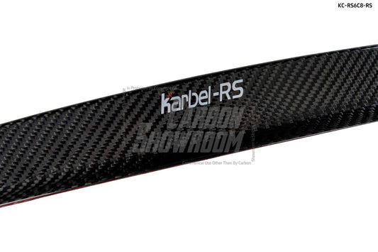 Audi RS6 C8 2020-ON with Aftermarket Parts - Rear Trunk Spoiler Pre-preg Carbon Fiber from Karbel Carbon