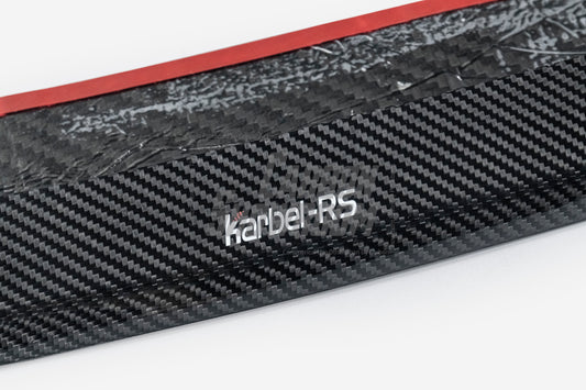 Audi RS6 C8 2020-ON & RS7 C8 2020-ON with Aftermarket Parts - Front Lip Pre-preg Carbon Fiber from Karbel Carbon