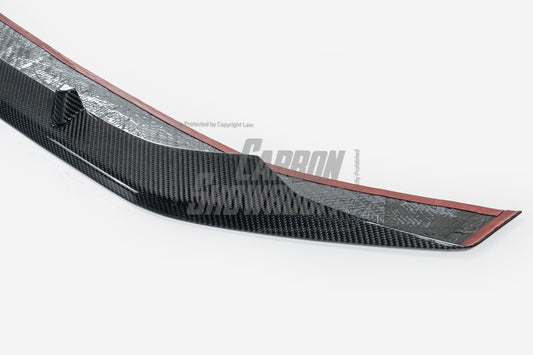 Audi RS6 C8 2020-ON & RS7 C8 2020-ON with Aftermarket Parts - Front Lip Pre-preg Carbon Fiber from Karbel Carbon