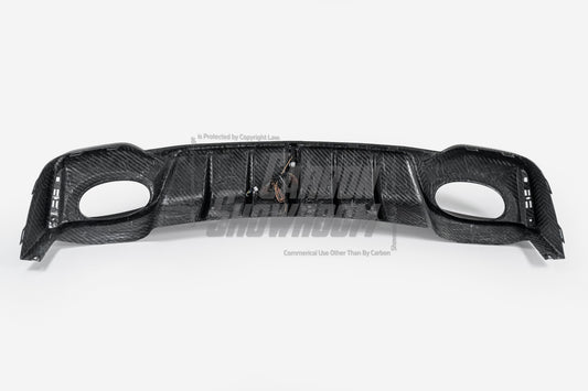 Audi RS6 C8 2020-ON & RS7 C8 2020-ON With Aftermarket Parts - Rear Diffuser & Canards Pre-preg Carbon Fiber from Karbel Carbon