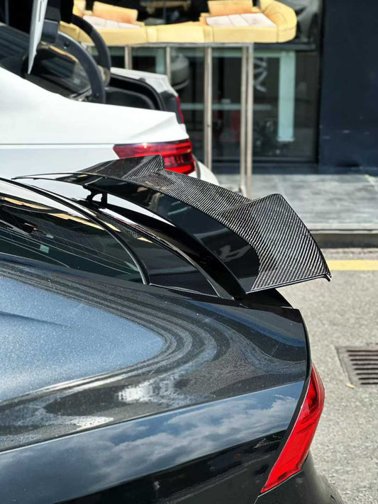 Audi RS7 S7 A7 C8 2019-ON with Aftermarket Parts - V2 Style Rear Spoiler Pre-preg Carbon Fiber from Karbel Carbon