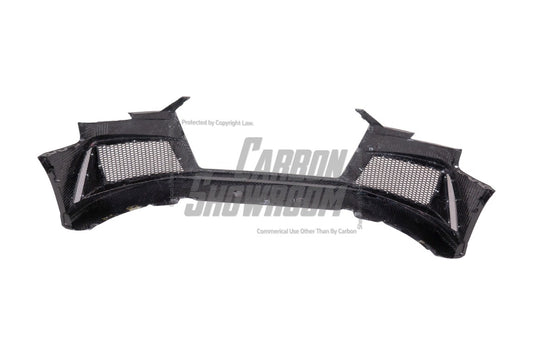 Audi S3 A3 8V.5 2017 2018 2019 2020 with Aftermarket Parts - Front Bumper Pre-preg Carbon Fiber from Karbel Carbon