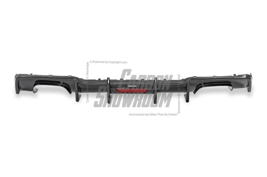 Audi S3 A3 (with S-bumper) 8V.5 2017 2018 2019 2020 With Aftermarket Parts - With LED Light Style Rear Diffuser Pre-preg Carbon Fiber from Karbel Carbon