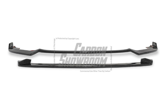 Audi S3 A3 (with S-bumper) 8V.5 2017 2018 2019 2020 with Aftermarket Parts - Front Lip Pre-preg Carbon Fiber from Karbel Carbon