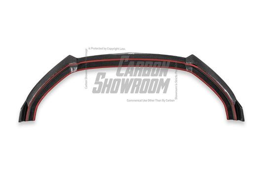 Audi S3 A3 (with S-bumper) 8V.5 2017 2018 2019 2020 with Aftermarket Parts - Front Lip Pre-preg Carbon Fiber from Karbel Carbon