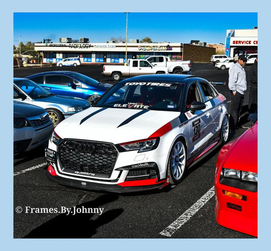 Audi S3 A3 S-line (with s-line bumper) 8V.5 2017 2018 2019 2020 with Aftermarket Parts - Upper Valences Pre-preg Carbon Fiber from Karbel Carbon