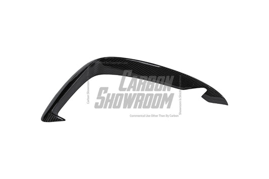Audi S3 A3 S-line (with s-line bumper) 8V.5 2017 2018 2019 2020 with Aftermarket Parts - Upper Valences Pre-preg Carbon Fiber from Karbel Carbon