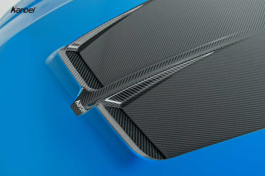 Audi RS4 S4 A4 (all models) B9 / B9.5 2017-ON with Aftermarket Parts - Hood Pre-preg Carbon Fiber from Karbel Carbon