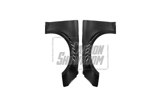 Audi S4 A4 B9 2017 2018 2019 & S4 A4 B9.5 2020 2021 2022 2023 2024 With Aftermarket Parts - Front Fenders Pre-preg Carbon Fiber from Karbel Carbon