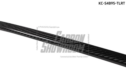 Audi S4 A4 B9.5 2020-ON with Aftermarket Parts - Trunk Lid Rear Trim Pre-preg Carbon Fiber from Karbel Carbon