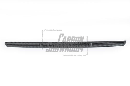 Audi S4 A4 S-line (with s-line bumper, does not fit base model) B9.5 2020 2021 2022 2023 2024 with Aftermarket Parts - Front Bumper Top Trim Pre-preg Carbon Fiber from Karbel Carbon