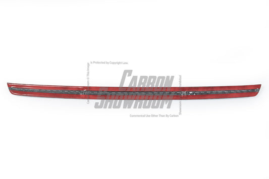 Audi S4 A4 S-line (with s-line bumper, does not fit base model) B9.5 2020 2021 2022 2023 2024 with Aftermarket Parts - Front Bumper Top Trim Pre-preg Carbon Fiber from Karbel Carbon