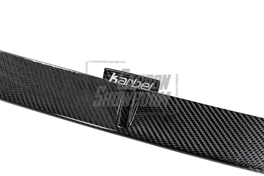 Audi S4 A4 S-line (with s-line bumper, does not fit base model) B9.5 2020-ON with Aftermarket Parts - Front Lip Pre-preg Carbon Fiber from Karbel Carbon