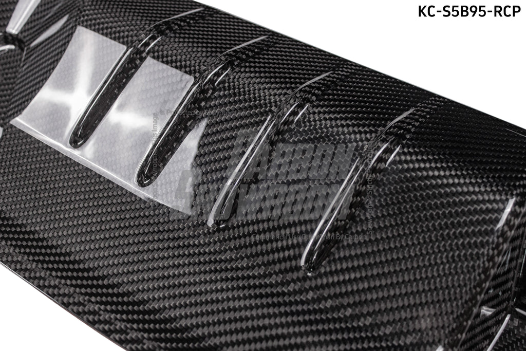 Audi S5 A5 B9.5 2020 2021 2022 2023 2024 with Aftermarket Parts - Radiator Cooling Plate Pre-preg Carbon Fiber from Karbel Carbon