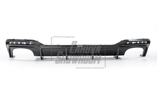Audi S5 A5 (with S-bumper, does not base model) B9.5 2020 2021 2022 2023 2024 Early 2025 with Aftermarket Parts - Rear Diffuser Pre-preg Carbon Fiber from Karbel Carbon