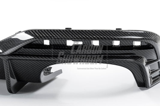 Audi S5 A5 (with S-bumper, does not base model) B9.5 2020 2021 2022 2023 2024 Early 2025 with Aftermarket Parts - Rear Diffuser Pre-preg Carbon Fiber from Karbel Carbon