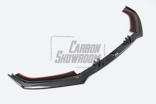 Audi S5 A5 (with s-line bumper, does not base model) B9 2017-2019 with Aftermarket Parts - V1 Front Lip Pre-preg Carbon Fiber from Karbel Carbon