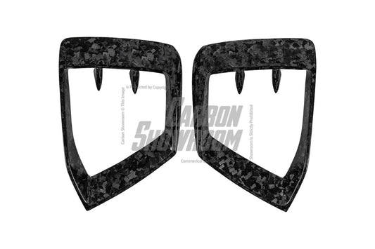 Audi S5 A5 (with s-line bumper, does not base model) B9.5 2020 2021 2022 2023 2024 with Aftermarket Parts - Upper Valences Carbon Fiber from Karbel Carbon