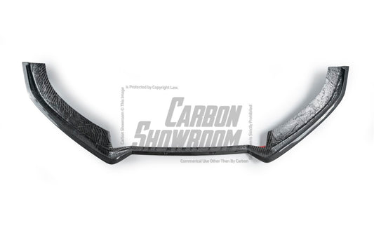 Audi S6 / A6 Avant / A6 S-Line (with s-line bumper, does not base model) C7.5 2016 2017 2018 with Aftermarket Parts - Front Lip Pre-preg Carbon Fiber from Karbel Carbon