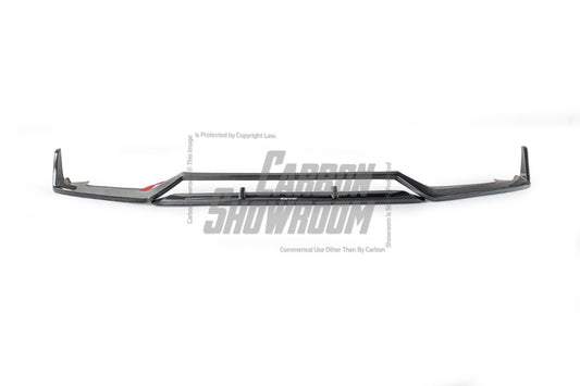 Audi S6 / A6 Avant / A6 S-Line (with s-line bumper, does not base model) C7.5 2016 2017 2018 with Aftermarket Parts - Front Lip Pre-preg Carbon Fiber from Karbel Carbon