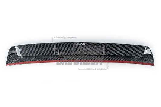 Audi S6 / A6 Avant / A6 S-Line (with s-line bumper, does not base model) C7.5 2016 2017 2018 with Aftermarket Parts - Front Lip Pre-preg Carbon Fiber from Karbel Carbon