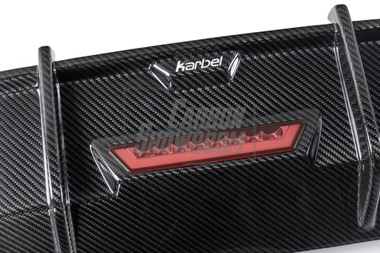 Audi S6 / A6 Avant / A6 S-line / A6 C8 2019 2020 2021 2022 2023 2024 with Aftermarket Parts - Rear Diffuser Pre-preg Carbon Fiber from Karbel Carbon
