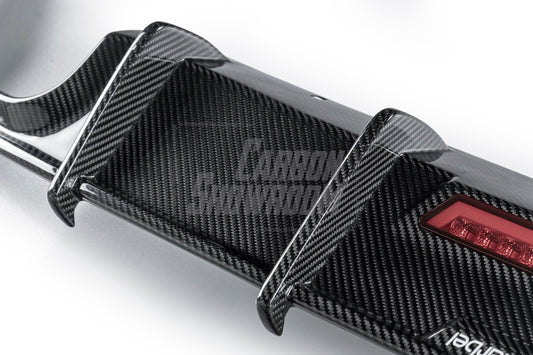Audi S6 / A6 Avant / A6 S-line / A6 C8 2019 2020 2021 2022 2023 2024 with Aftermarket Parts - Rear Diffuser Pre-preg Carbon Fiber from Karbel Carbon