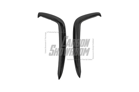 Audi S7 A7 S-line (with s-line bumper, does not base model) C7.5 2016-2018 with Aftermarket Parts - Upper Valences Pre-preg Carbon Fiber from Karbel Carbon