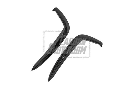 Audi S7 A7 S-line (with s-line bumper, does not base model) C7.5 2016-2018 with Aftermarket Parts - Upper Valences Pre-preg Carbon Fiber from Karbel Carbon