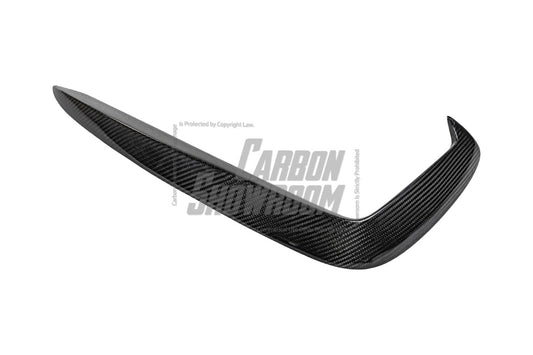 Audi S7 A7 S-line (with s-line bumper, does not base model) C7.5 2016-2018 with Aftermarket Parts - Upper Valences Pre-preg Carbon Fiber from Karbel Carbon