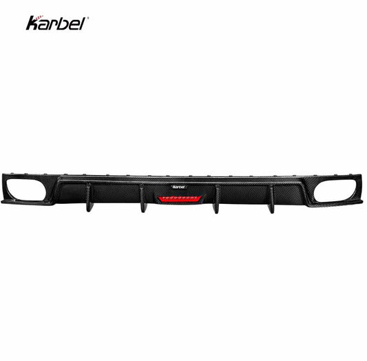 Audi Audi SQ8 Q8 2019-ON with Aftermarket Parts - V2 Rear Diffuser Dry Pre-preg Carbon Fiber from Karbel Carbon