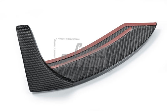 Audi TTS / TT (with s-line bumper) 8S MK3 2015 2016 2017 2018 2019 with Aftermarket Parts - Rear Diffuser& Canards Pre-preg Carbon Fiber from Karbel Carbon