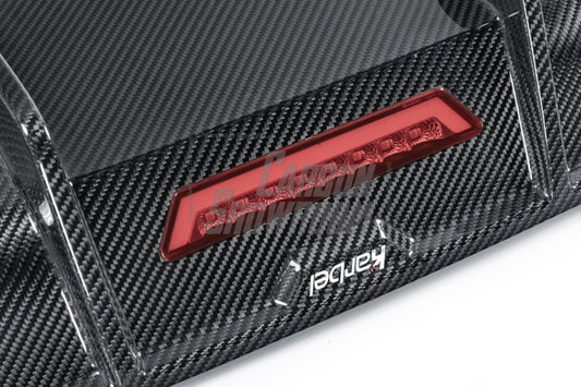 Audi TTS / TT (with s-line bumper) 8S MK3 2015 2016 2017 2018 2019 with Aftermarket Parts - Rear Diffuser& Canards Pre-preg Carbon Fiber from Karbel Carbon