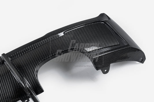 BMW 2 Series M240i 230i (with M-Package bumper) F22/F23 2014 2015 2016 2017 2018 2019 2020 2021 with Aftermarket Parts - Rear Diffuser Pre-preg Carbon Fiber from Karbel Carbon