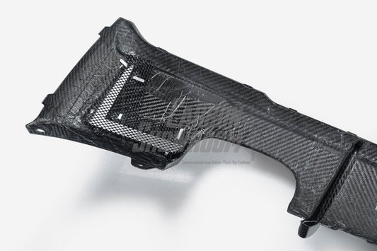 BMW 2 Series M240i 230i (with M-Package bumper) F22/F23 2014 2015 2016 2017 2018 2019 2020 2021 with Aftermarket Parts - Rear Diffuser Pre-preg Carbon Fiber from Karbel Carbon