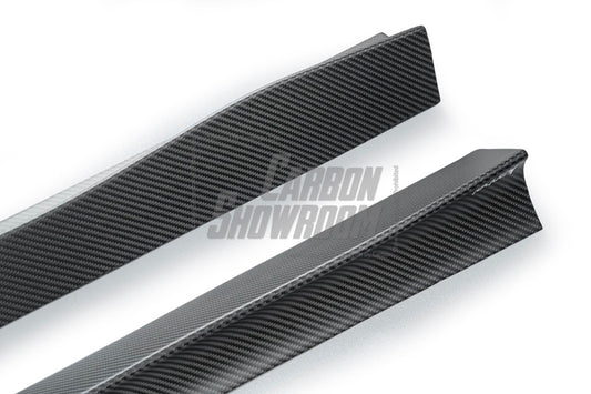 BMW 3 Series 330i M340i G20 G21 (Fits both Pre-LCI & LCI) 2019-ON with Aftermarket Parts - Side Skirts Pre-preg Carbon Fiber from Karbel Carbon