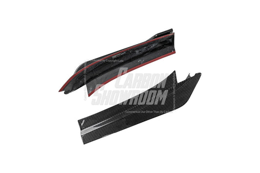 BMW 4 series 430i M440i G22 G23 2020-ON with Aftermarket Parts - Rear Diffuser & Canards Pre-preg Carbon Fiber from Karbel Carbon