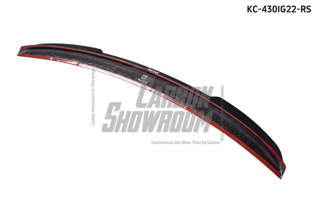 BMW 4 Series 430i M440i G22 G23 2020-ON & M4 / M4C / M4CS  G82 2021-ON with Aftermarket Parts - Rear Spoiler Pre-preg Carbon Fiber from Karbel Carbon