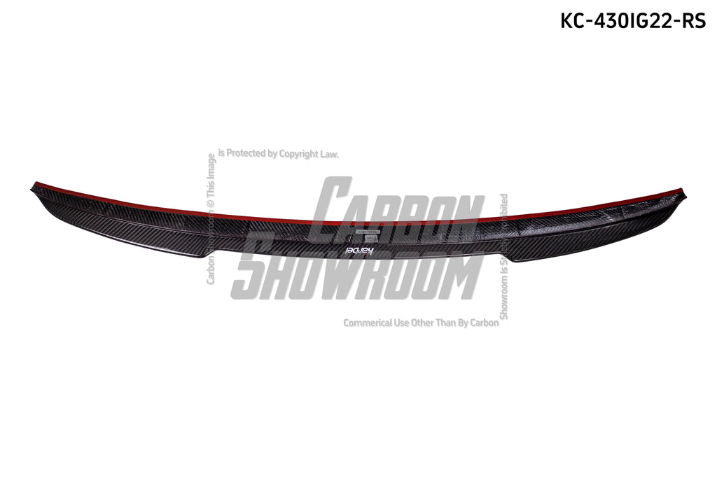 BMW 4 Series 430i M440i G22 G23 2020-ON & M4 / M4C / M4CS  G82 2021-ON with Aftermarket Parts - Rear Spoiler Pre-preg Carbon Fiber from Karbel Carbon