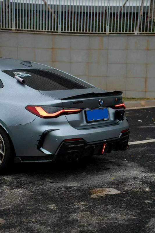 BMW 4 Series 430i M440i G22 G23 2020-ON & M4 / M4C / M4CS  G82 2021-ON with Aftermarket Parts - Rear Spoiler Pre-preg Carbon Fiber from Karbel Carbon