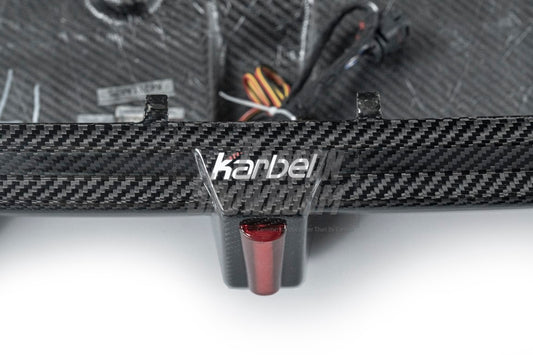 BMW 4 Series Gran Coupe M440i 430i (with M-package bumper, does not fit base model) G26 2022-ON with Aftermarket Parts - Rear Diffuser & Canards Pre-preg Carbon Fiber from Karbel Carbon