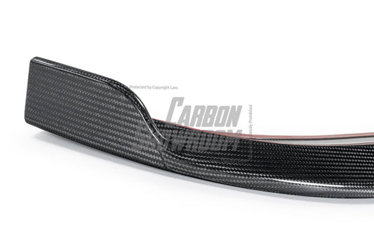 BMW 8 Series M850 840 (With M-Package Bumper) G14 G15 G16 2018-ON with Aftermarket Parts - Pre-preg Carbon Fiber Front Lip from Karbel Carbon
