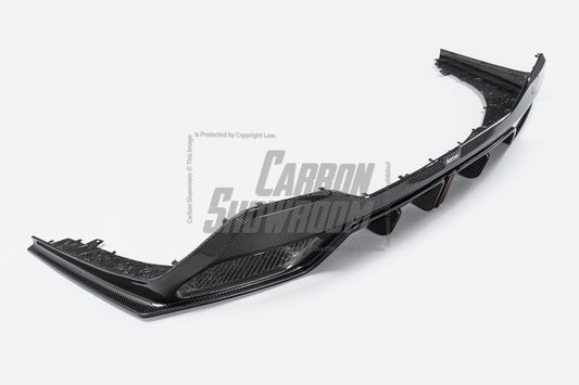  BMW 8 Series M850 840 (With M-Package Bumper) G16 2018 2019 2020 2021 2022 2023 2024 with Aftermarket Parts - Rear Diffuser Pre-preg Carbon Fiber from Karbel Carbon