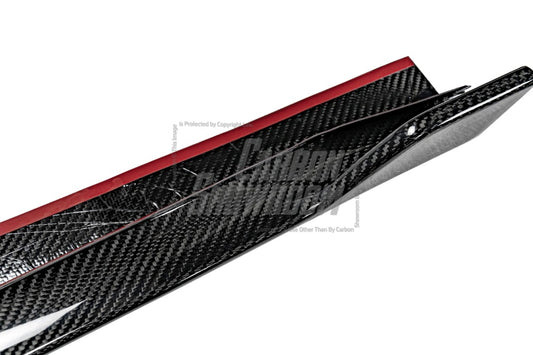 BMW 8 Series M850 840 G16 2018-ON with Aftermarket Parts - Side Skirts Pre-preg Carbon Fiber from Karbel Carbon